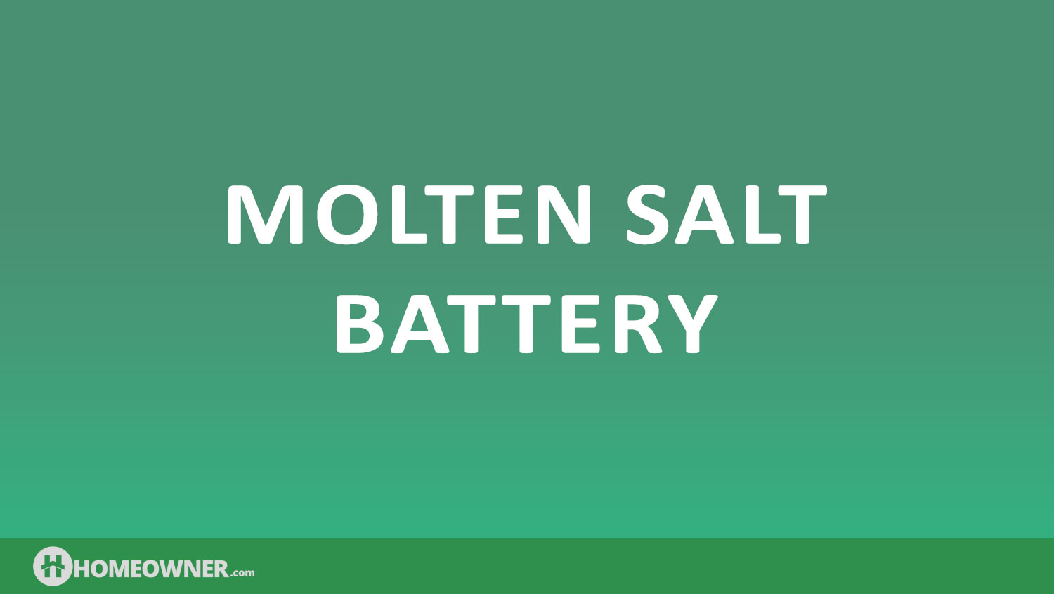 Molten Salt Battery