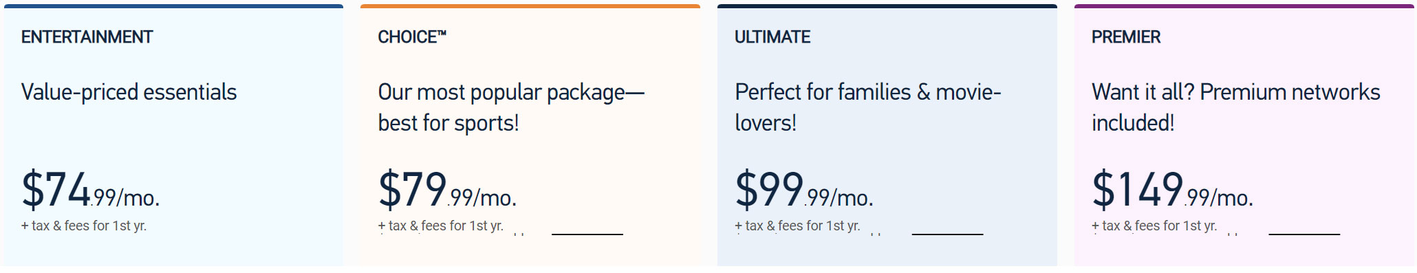 directv baseball package cost