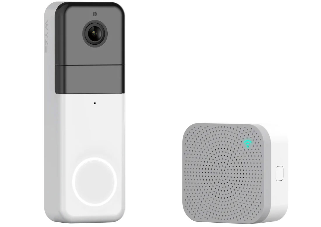 Luckwolf Wireless Doorbell Camera with Chime, Video Doorbell Security  Camera with Batteries for Home 