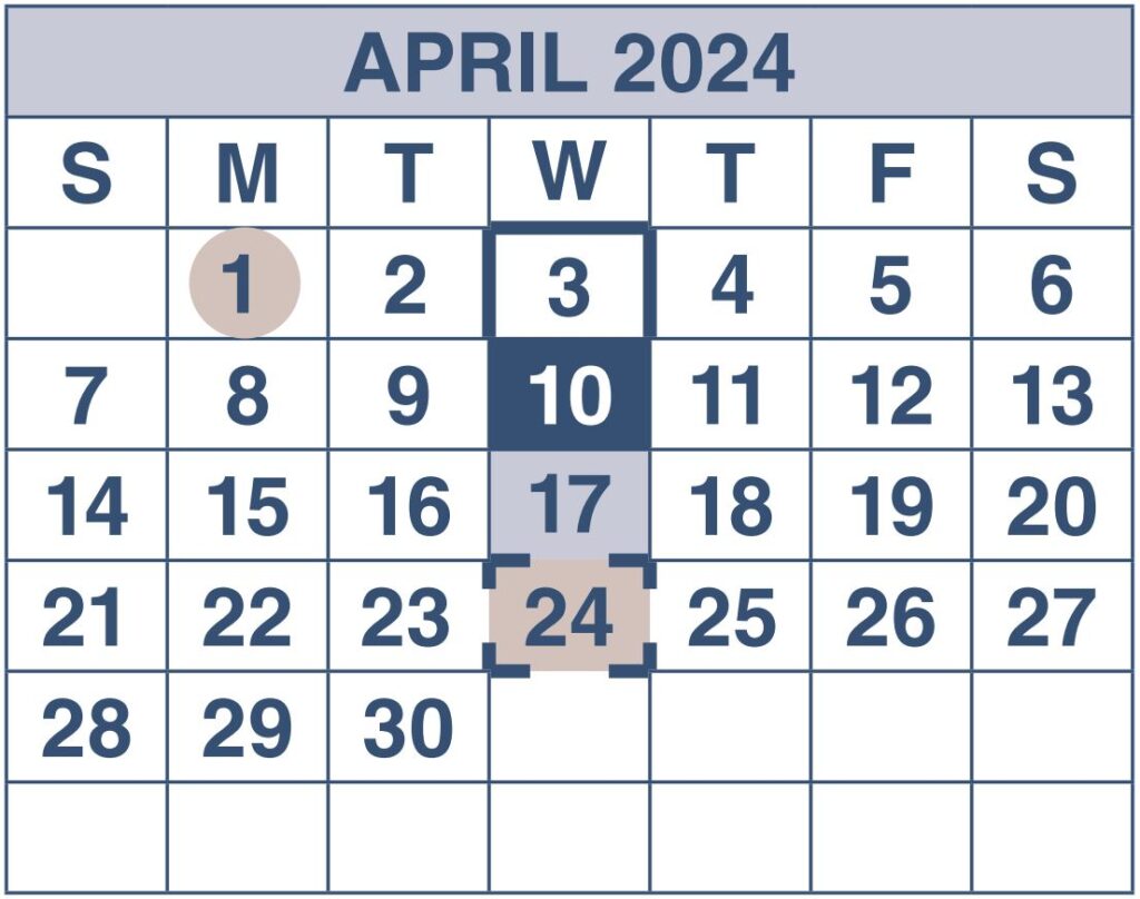 April 2024 - SSDI & SSI Payment Schedule