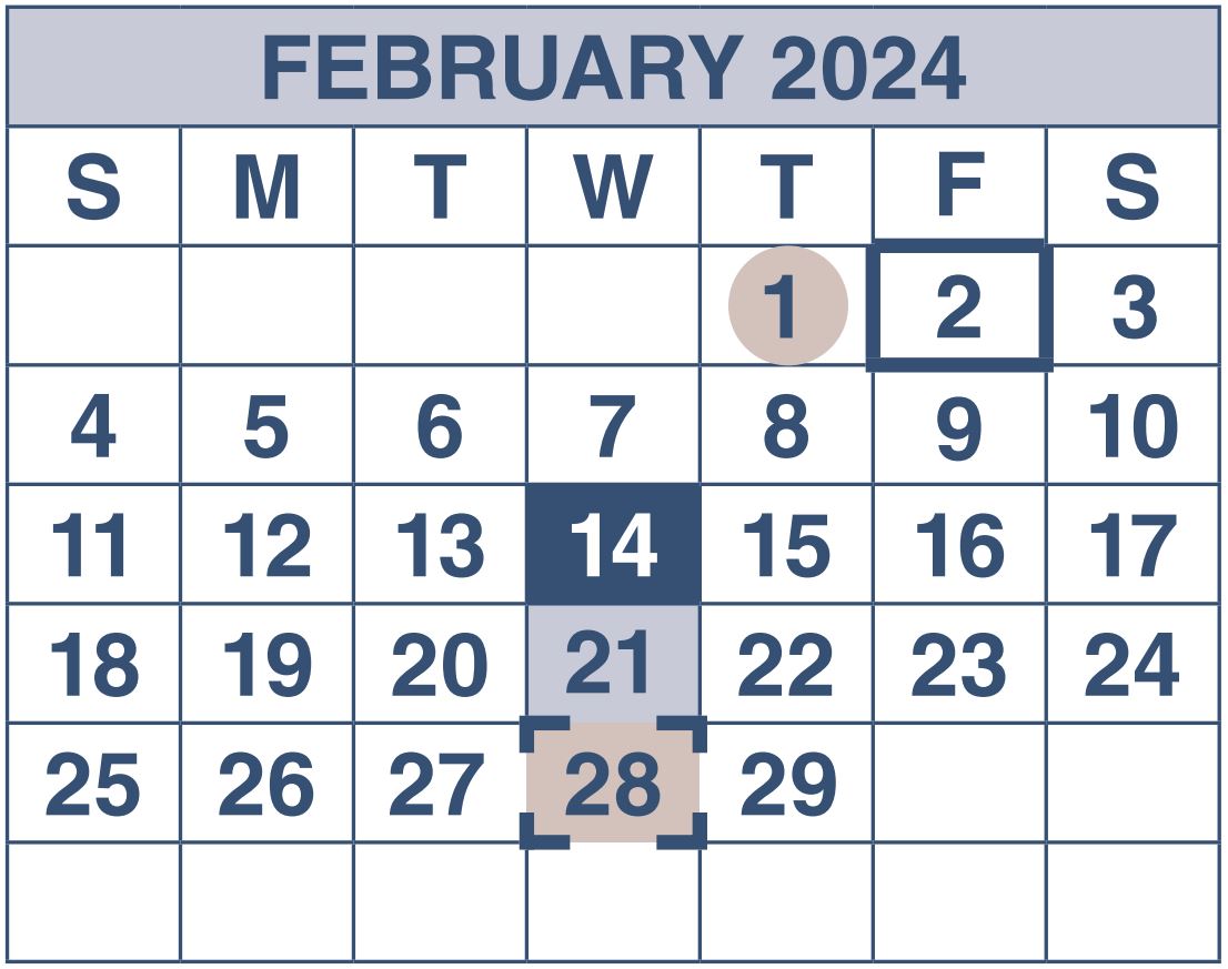 Will my SSI / SSDI disability check come early in February 2025?