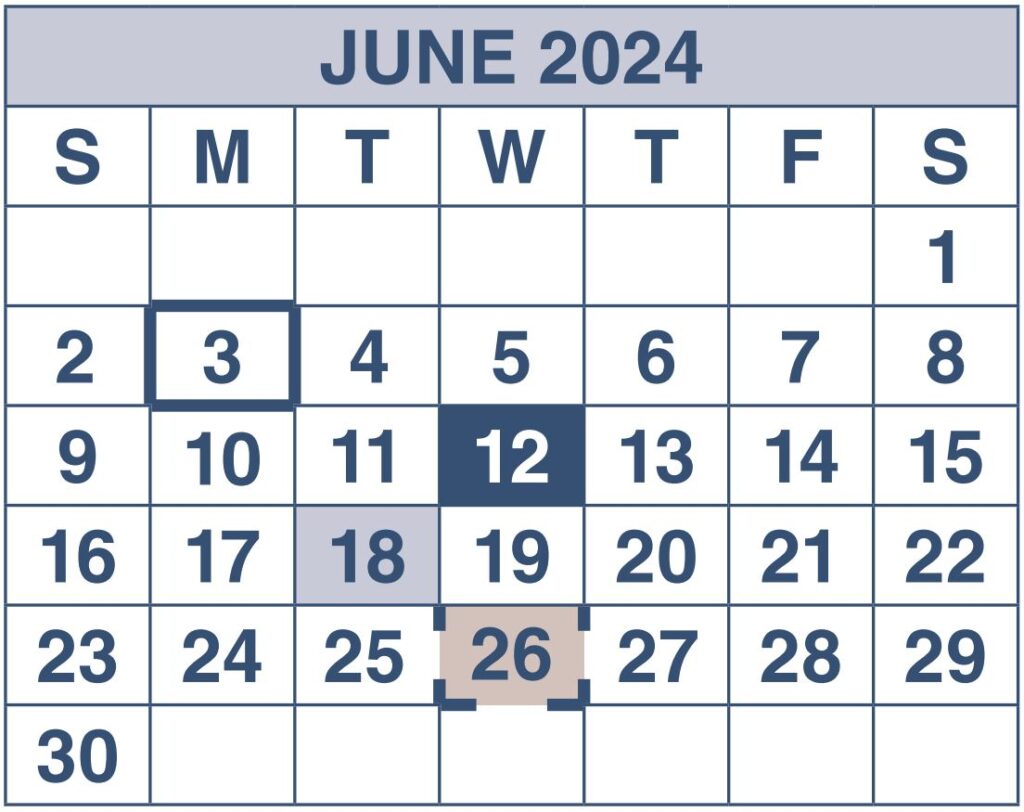 Will my SSI / SSDI disability check come early in June 2024?