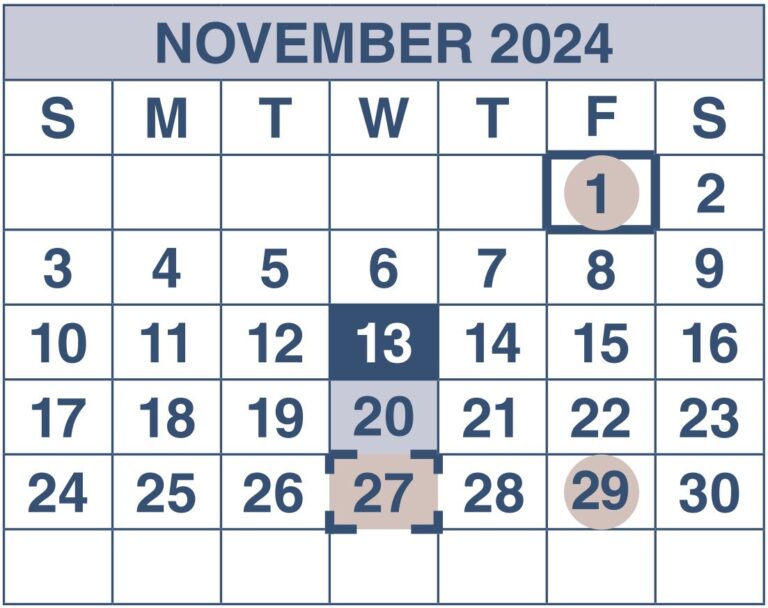 Will my SSI / SSDI disability check come early in November 2024?