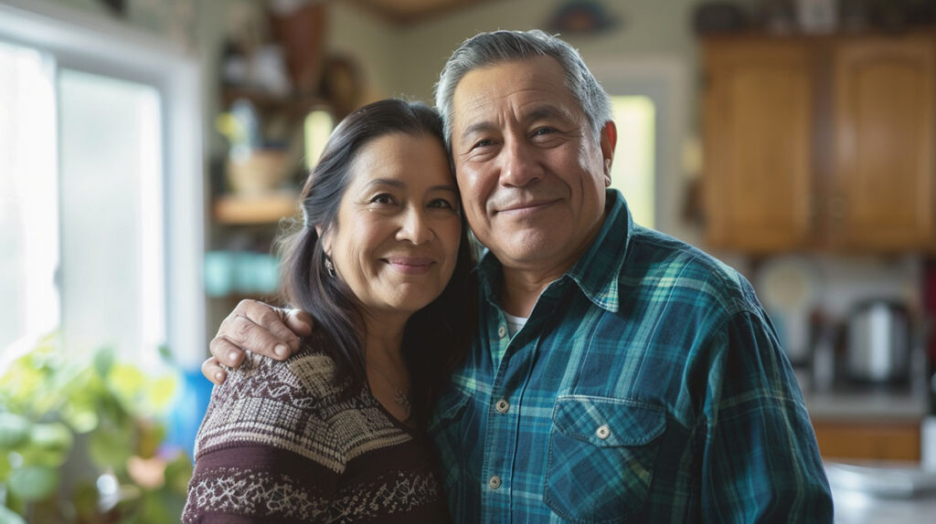 Happy couple finds debt relief