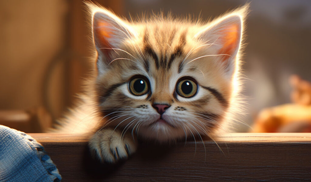 image of a cute kitten