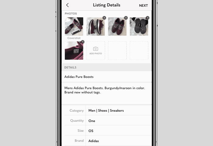 Poshmark-create-listing