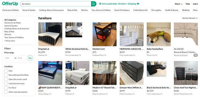 Sell Furniture OfferUp