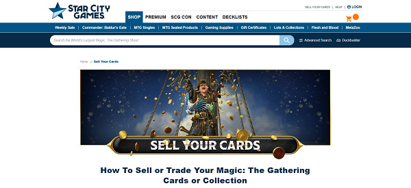 Star City Games Selling Magic Cards