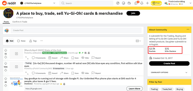 YGOMarketplace-Reddit
