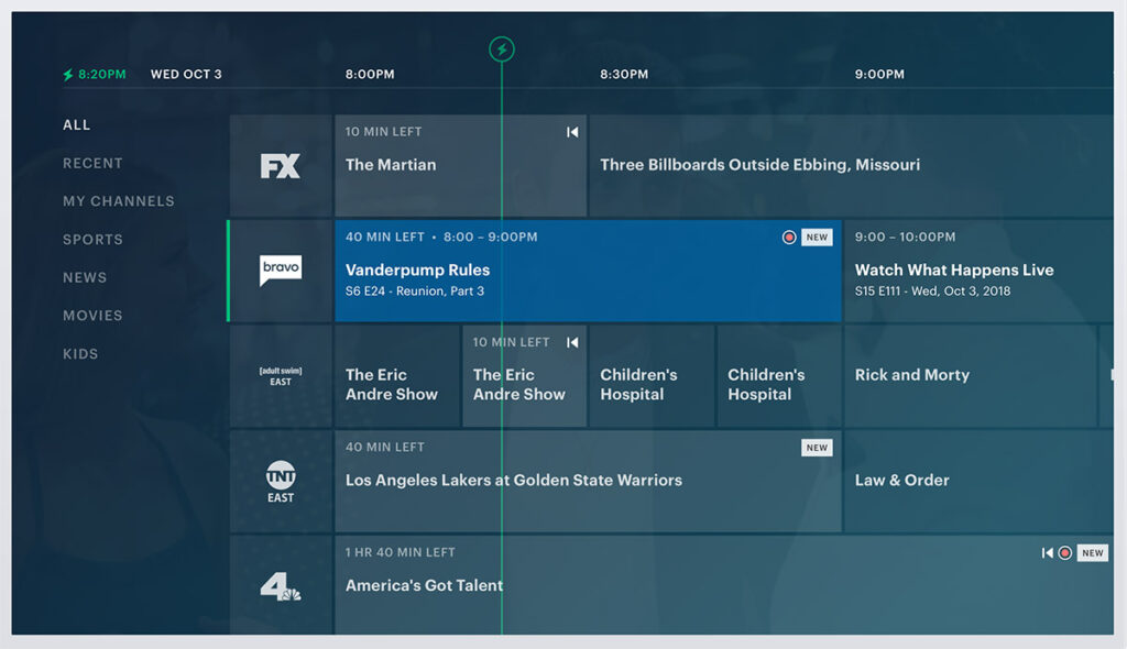 image of Hulu interface