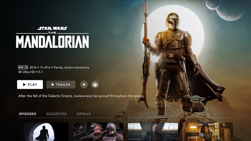 screenshot of The Mandalorian