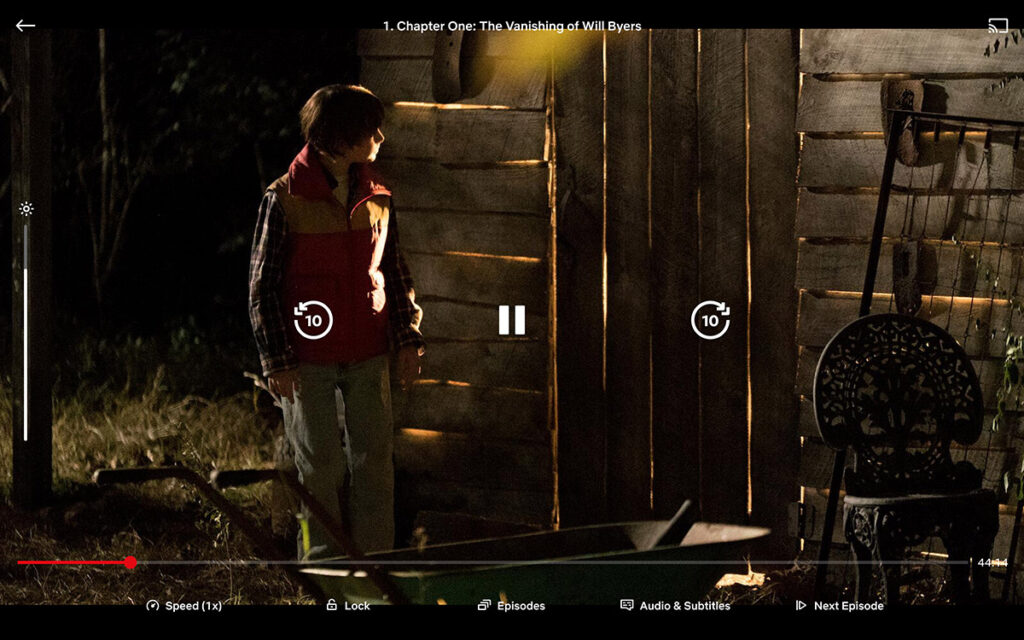 screenshot of Netflix