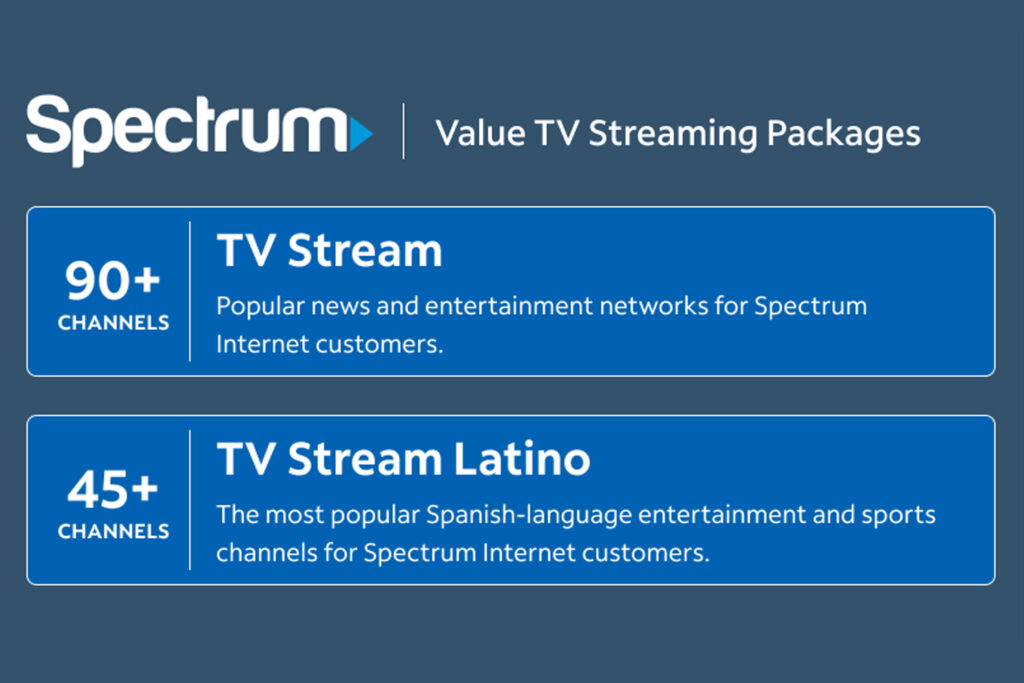 image of Spectrum TV streaming promotion