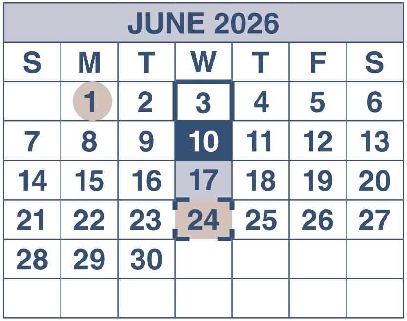 June 2026 - SSDI & SSI Payment Schedule
