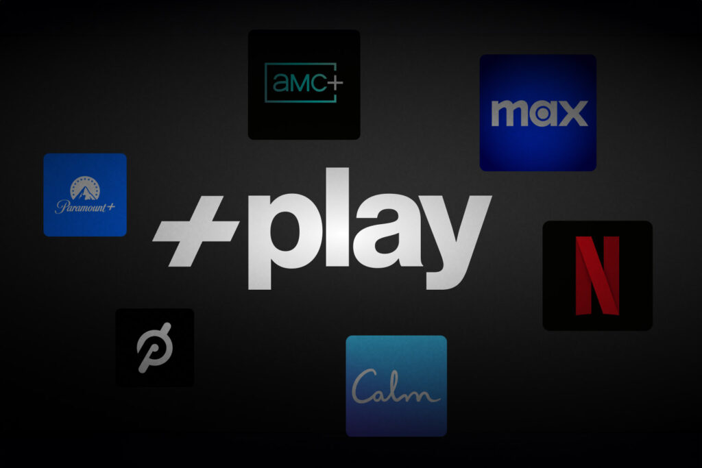 Verizon +play logo