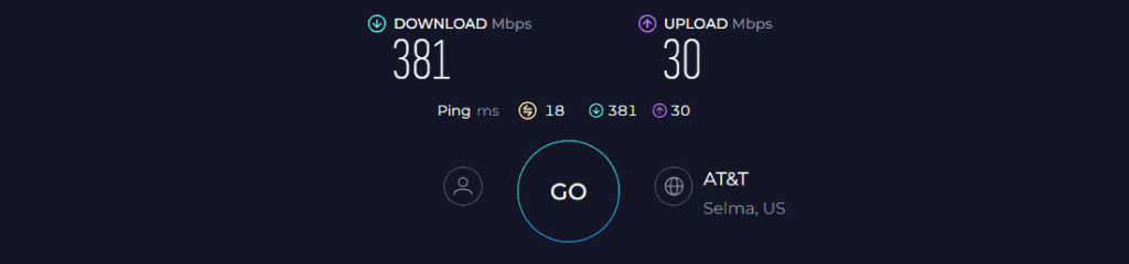 Cisco Meraki Go GR62 Speed Test