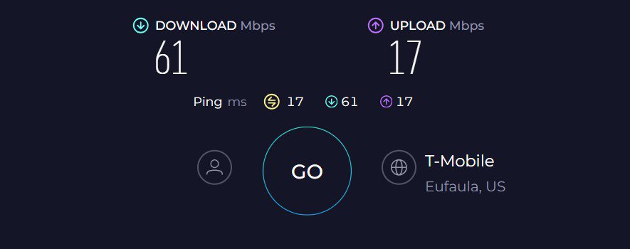 GL.iNet GL-XE300 Speed Test