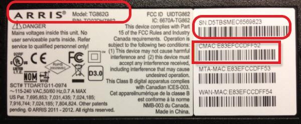 Mac address