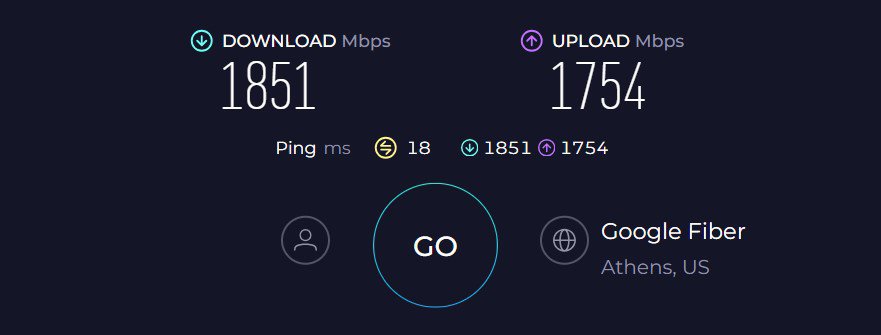 Netgear Nighthawk RAXE300 Speed Test