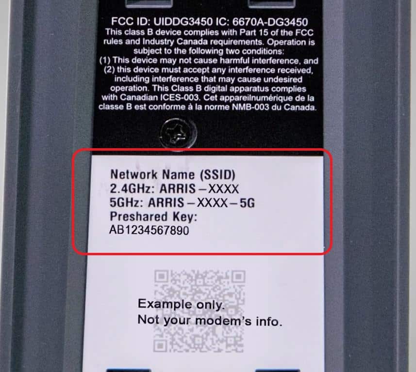 SSID details
